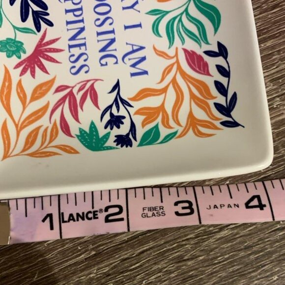 Paper Source Today I Am Choosing Happiness trinket tray - Picture 3 of 5